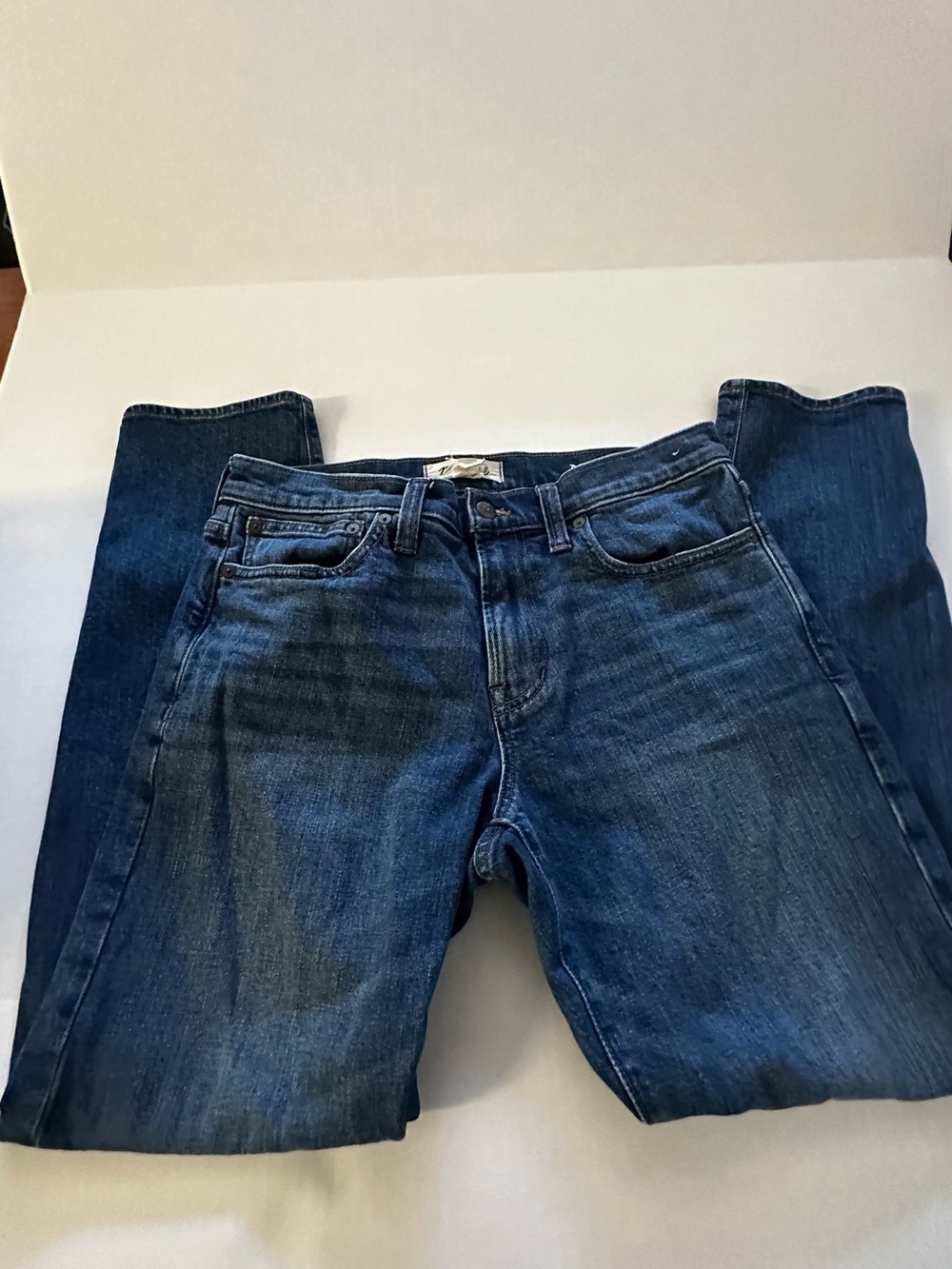 Madewell Men's Slim Straight Black Denim Jeans